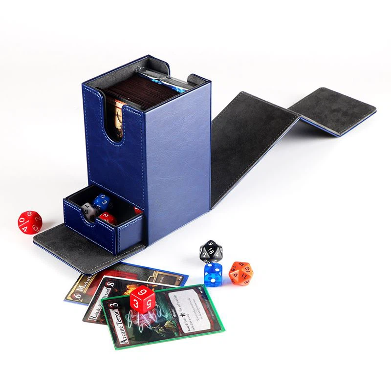 Cards Leather Deck Game Box