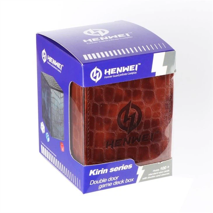 Pu Leather Trading Deck Card Box 3