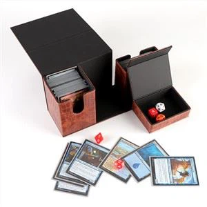 Leather Storage Game Tcg Deck Cards Box