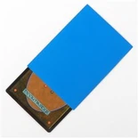Light Blue Plastic Card Sleeve