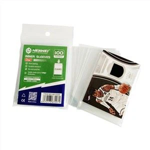 Transparent PP Plastic Card Sleeve