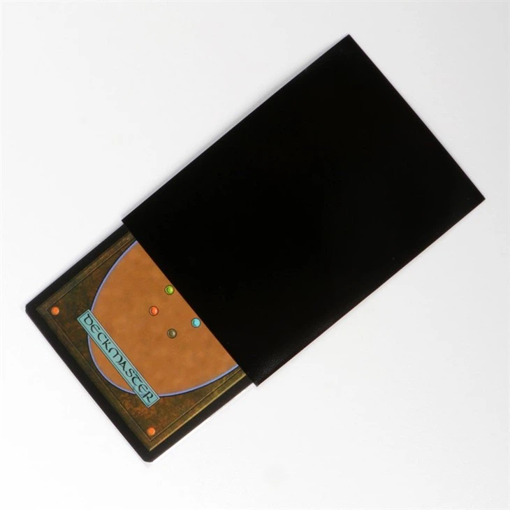 Black Card Sleeves Toploaders Trading Cards