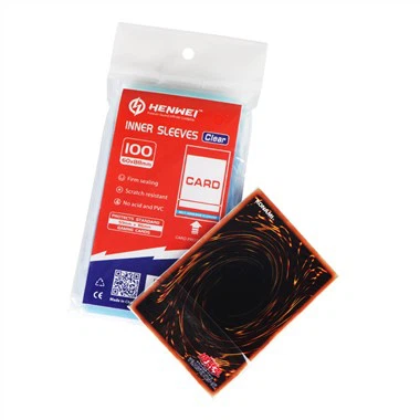 Premium Relaxed Fit Clear Card Sleeves