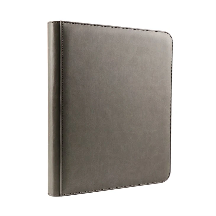 Black Zippered Playing Card Binder