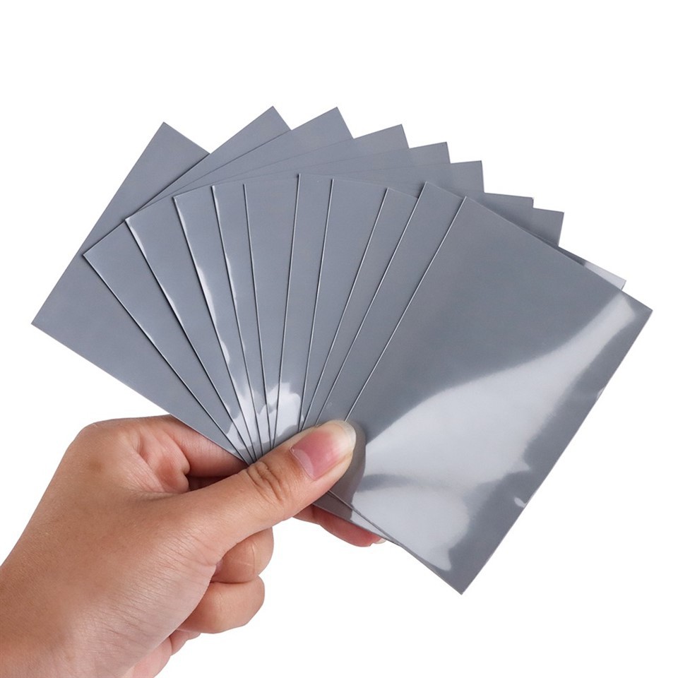 Clear Front Textured Back Card Sleeves