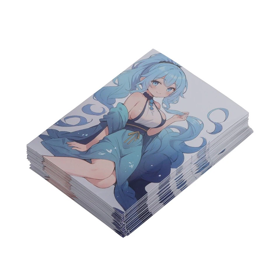 Clear Front Textured Back Card Sleeves