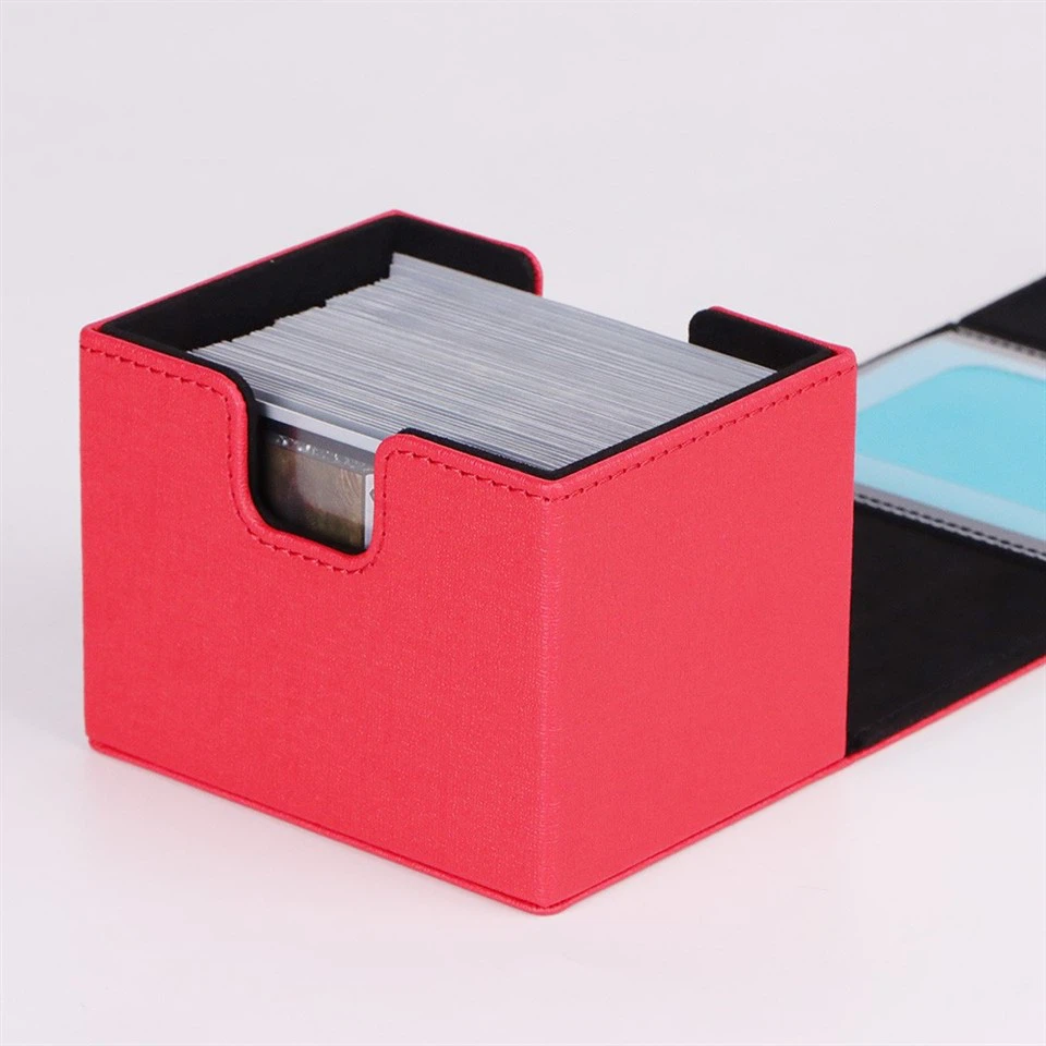 Leather Deck Magnetic Card Game Case high quality