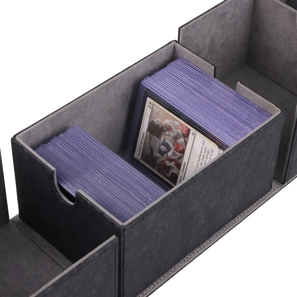 Leather Magnetic Card Storage Box Bulk high quality