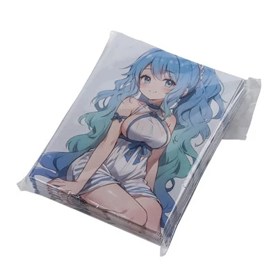 Clear Front Textured Back Card Sleeves
