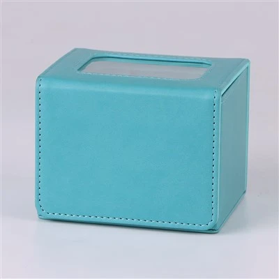 Closure PU Leather Card Case