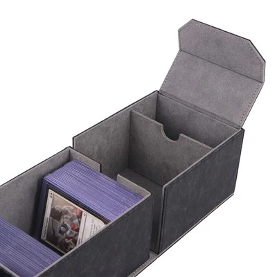 Leather Magnetic Storage Box Trading Card