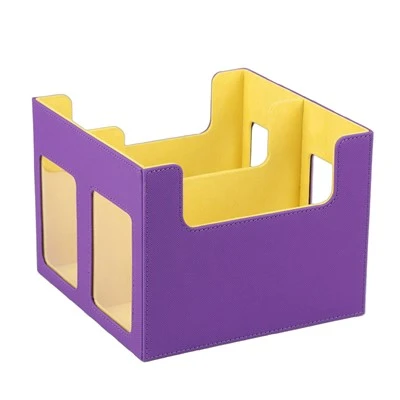 Magnetic Card Storage Leather Box