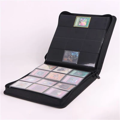 PU Zipper Card Collection Album