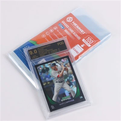Valuable Graded Card Slabs Sleeves Clean